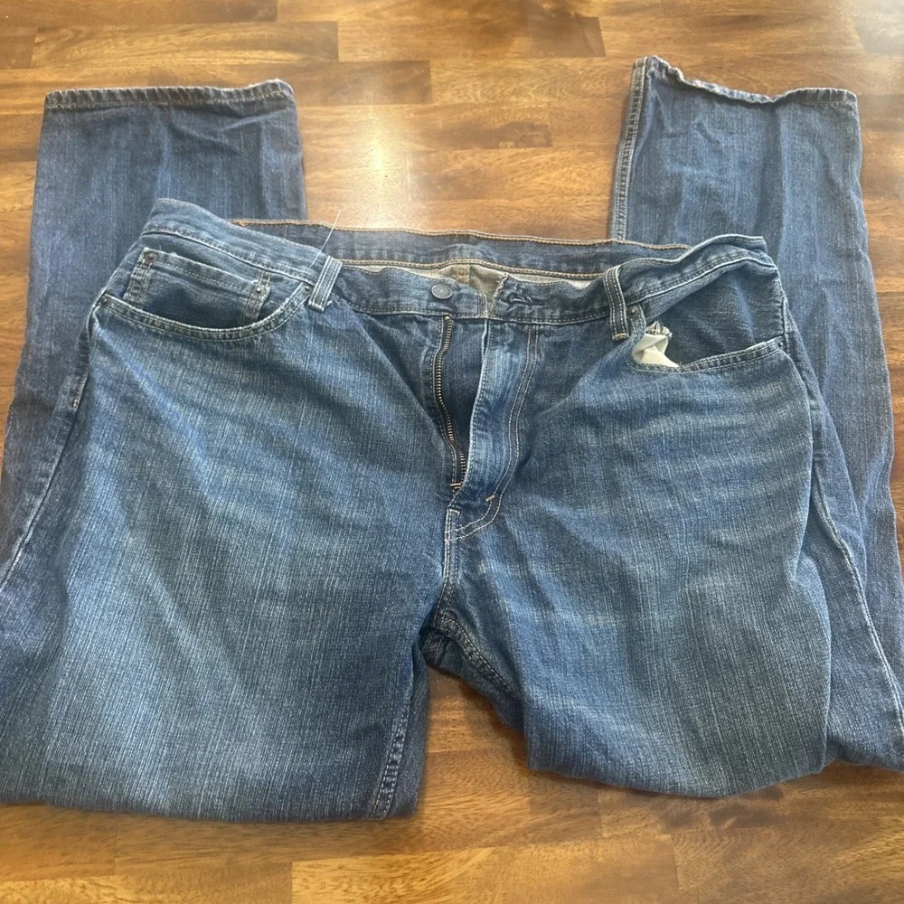 Levi's Men's 559 Relaxed Fit Straight Leg Jeans   Denim 40x32 Grunge Look